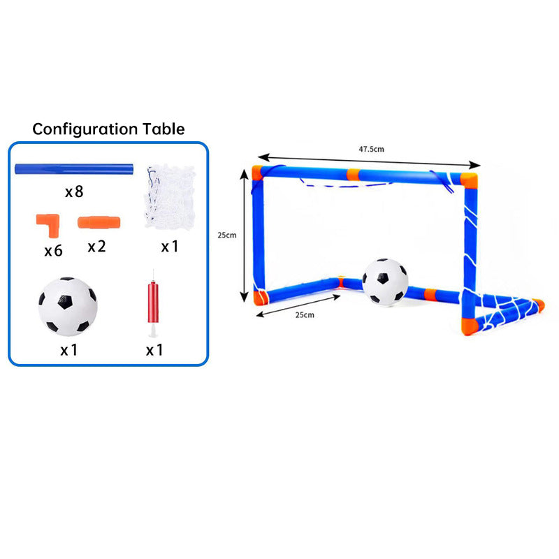 Foldable Kids Soccer Goal Set for Indoor Outdoor Play