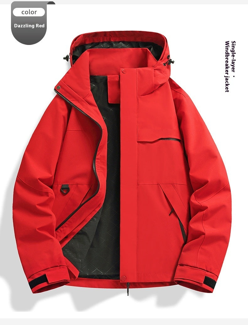 Windproof Waterproof Shell Jacket for Cycling and Outdoor Sports