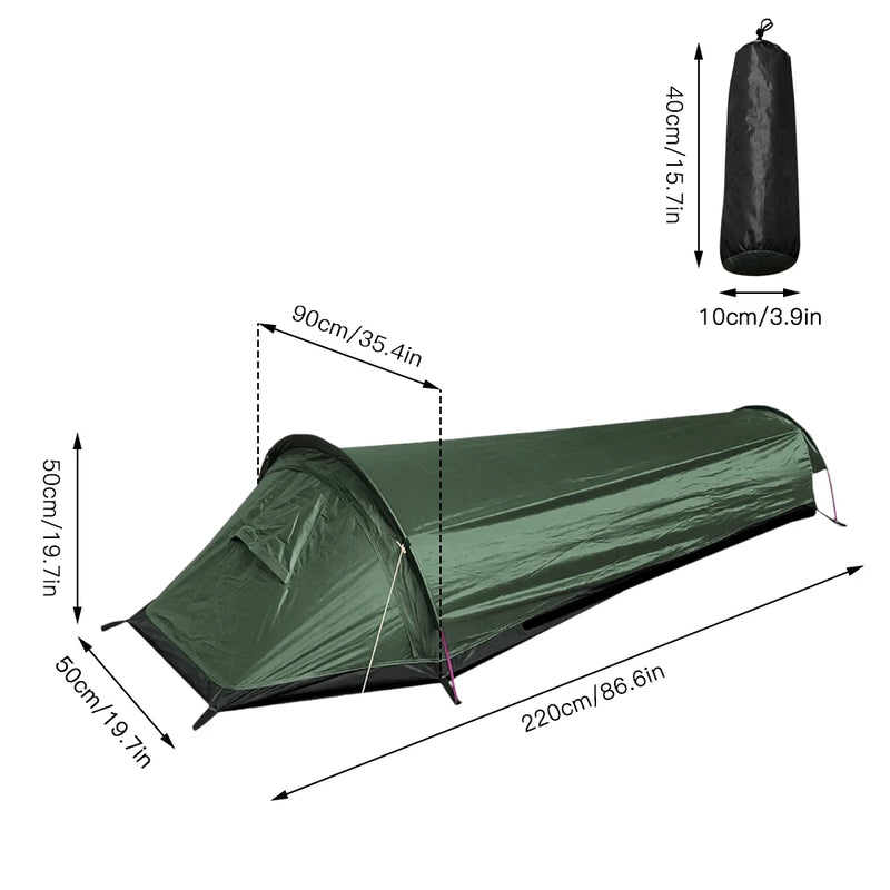 Ultralight Single Person Camping Tent for Hiking and Backpacking