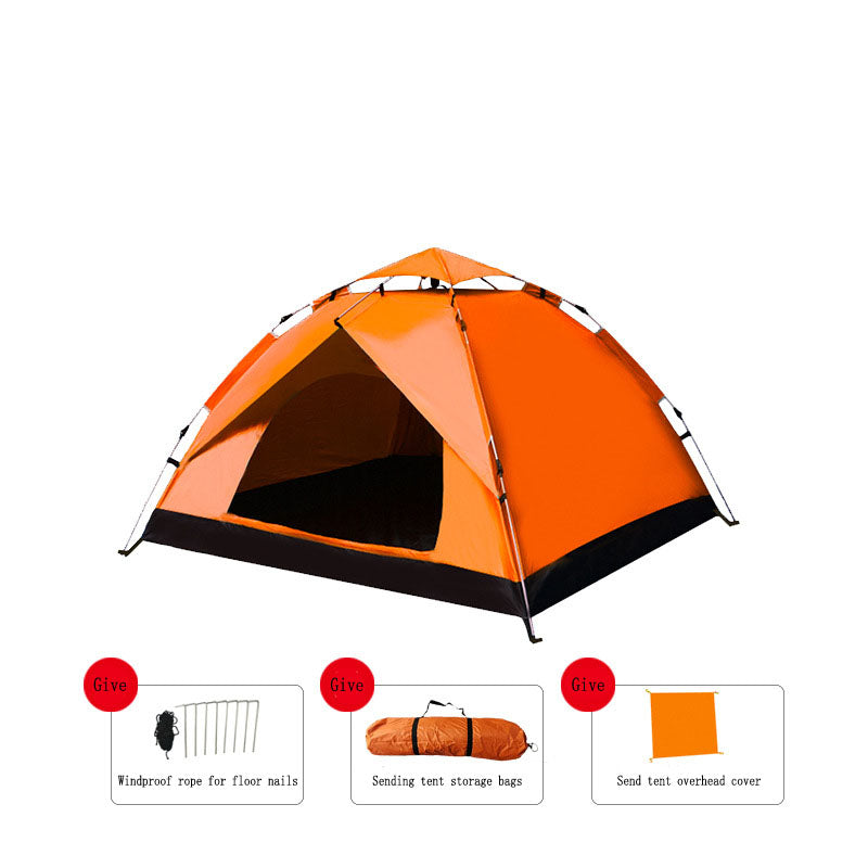 Automatic Quick Open Camping Tent with Rainproof Sun Protection