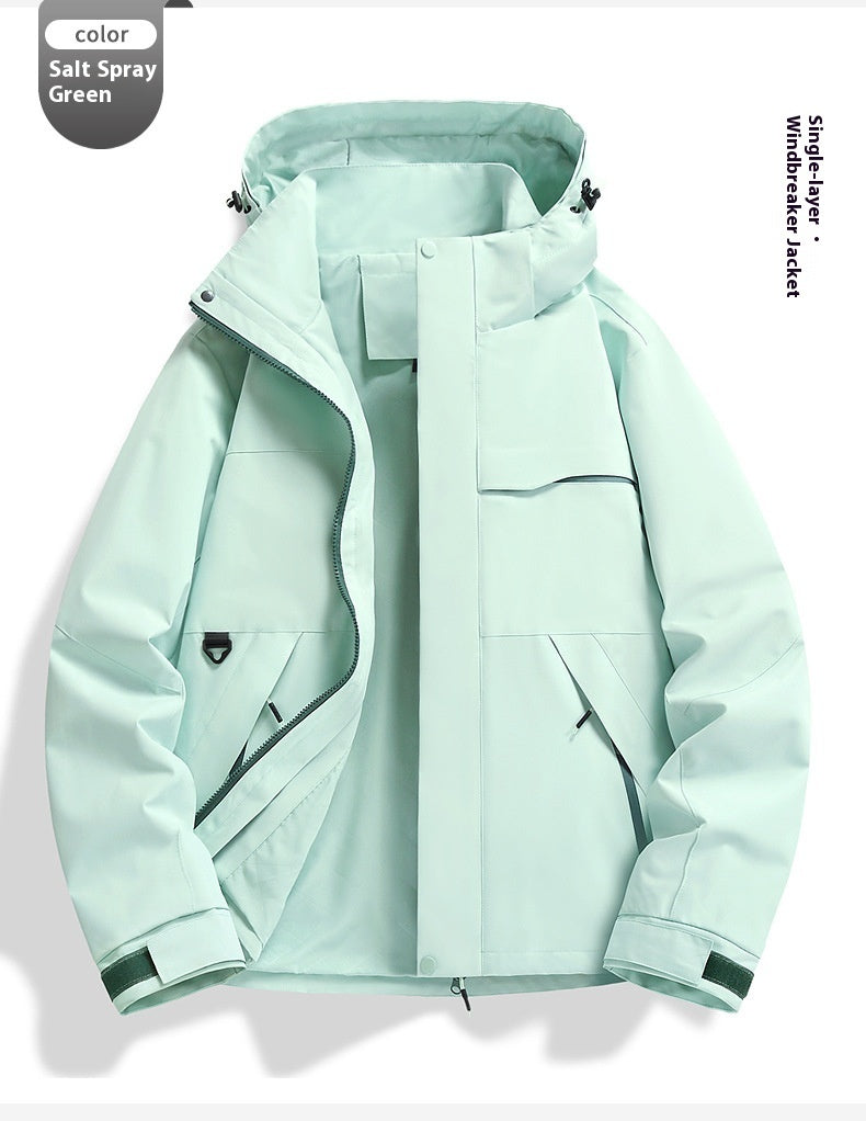 Windproof Waterproof Shell Jacket for Cycling and Outdoor Sports