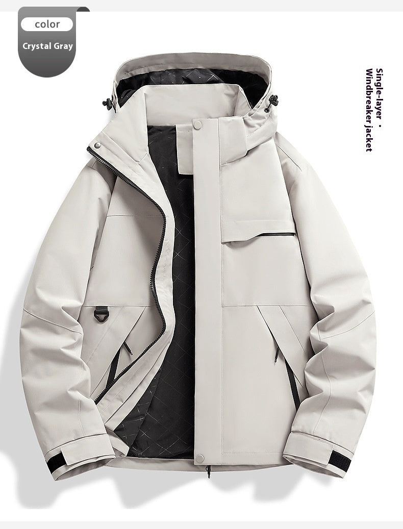 Windproof Waterproof Shell Jacket for Cycling and Outdoor Sports