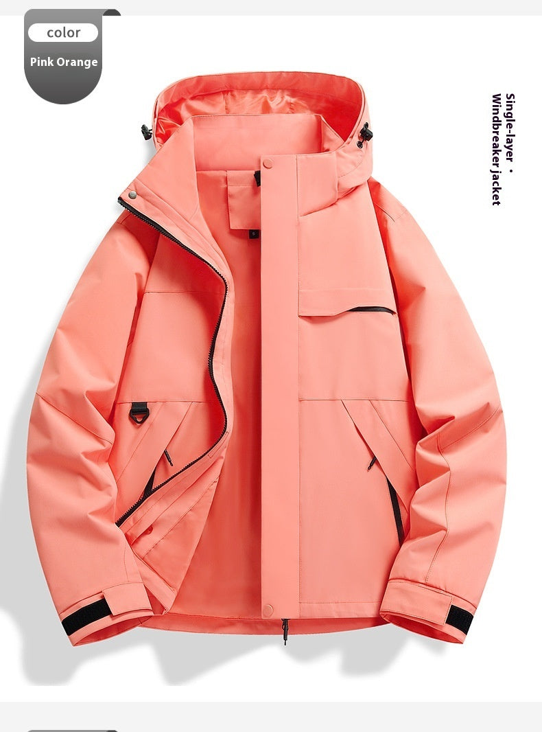 Windproof Waterproof Shell Jacket for Cycling and Outdoor Sports