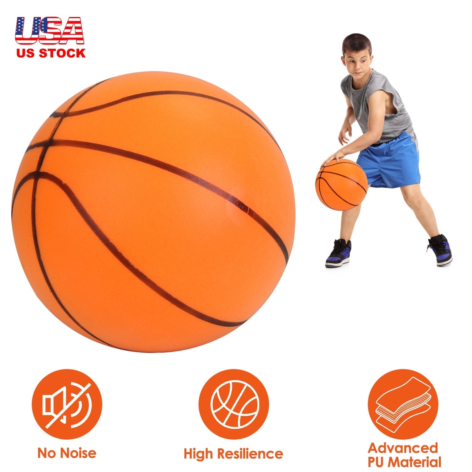 Silent Foam Basketball for Indoor Training and Quiet Practice