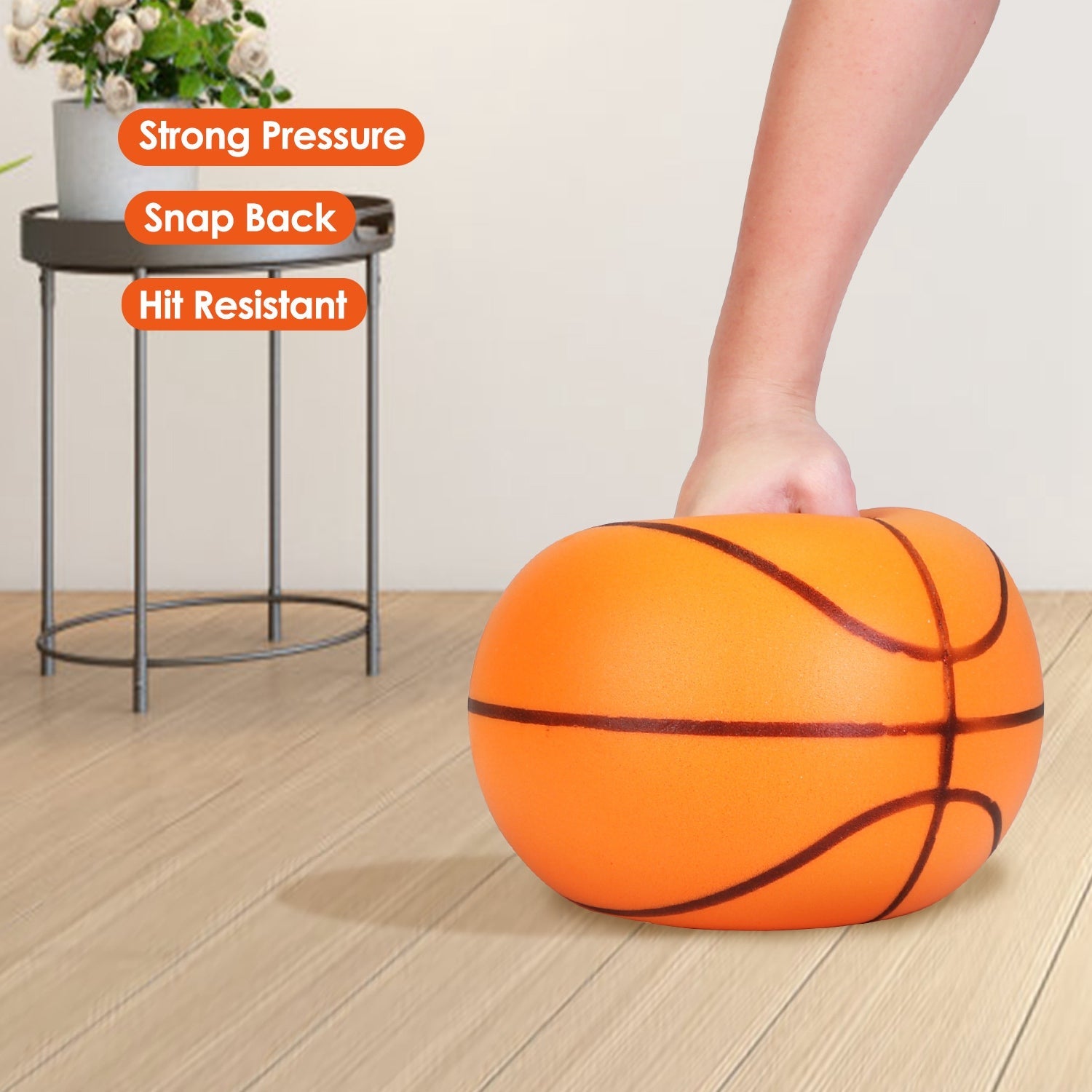Silent Foam Basketball for Indoor Training and Quiet Practice