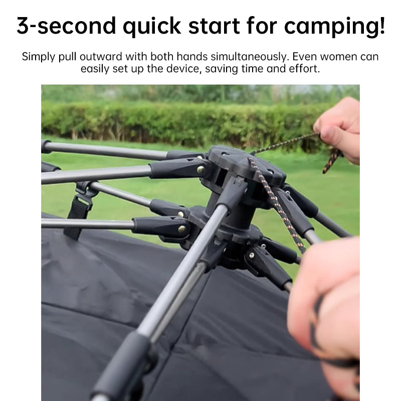 One Touch Family Camping Tent for Beach Trips and Picnics
