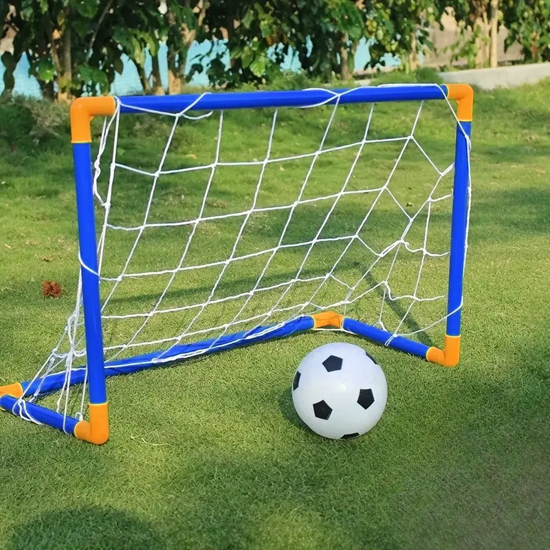 Foldable Kids Soccer Goal Set for Indoor Outdoor Play