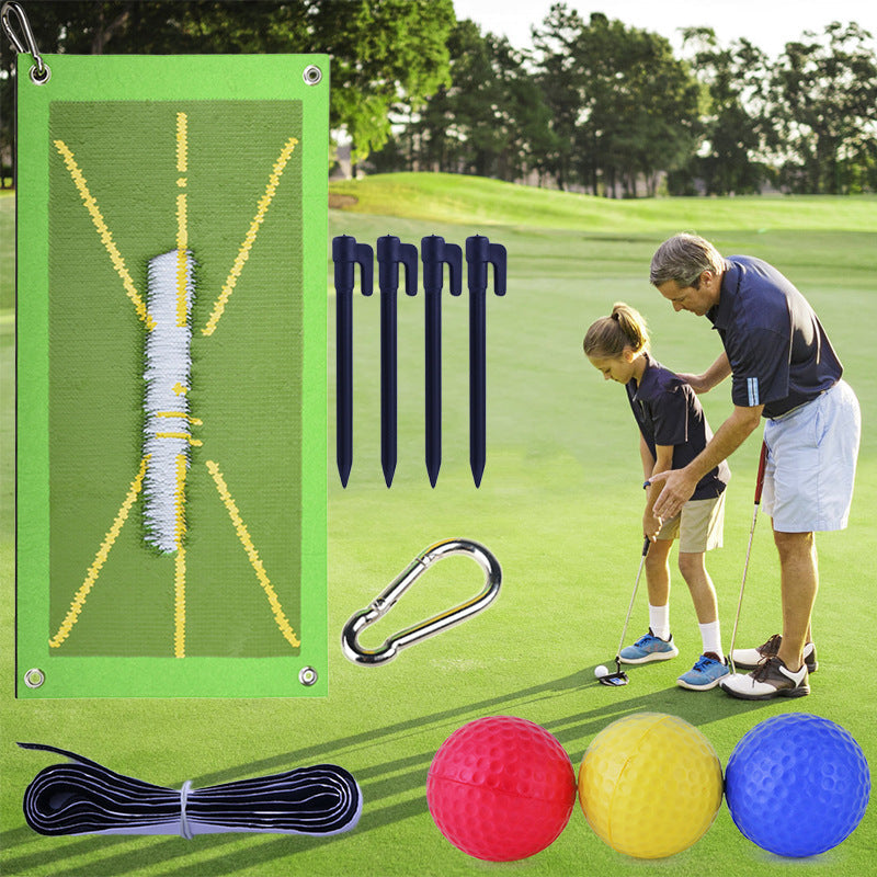 Golf Swing Training Mat for Practice and Shot Accuracy