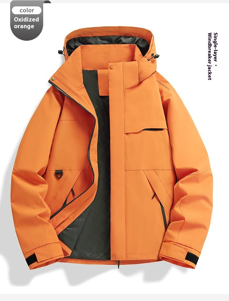 Windproof Waterproof Shell Jacket for Cycling and Outdoor Sports