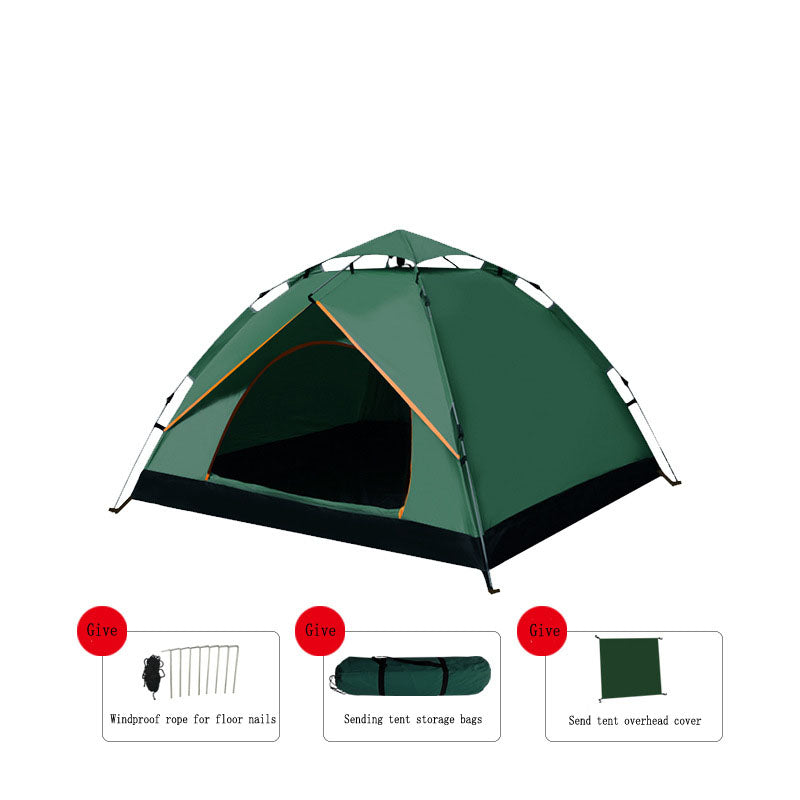 Automatic Quick Open Camping Tent with Rainproof Sun Protection