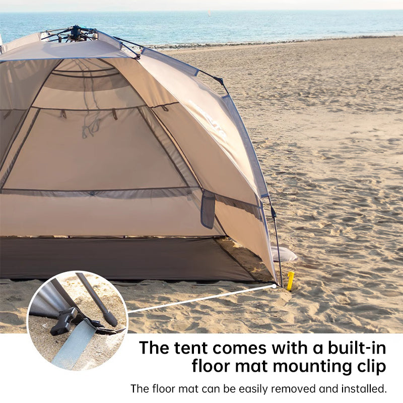 One Touch Family Camping Tent for Beach Trips and Picnics
