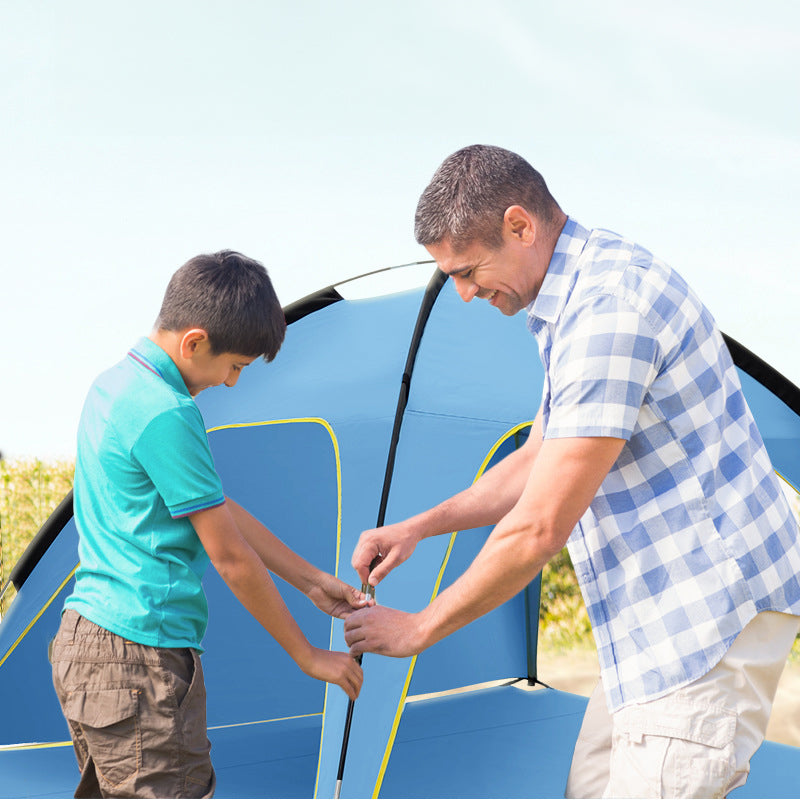 Quick Open Beach Tent with Sun Shade and Ventilation