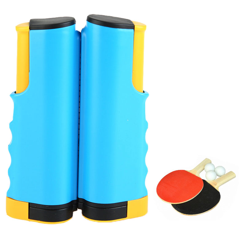 Portable Table Tennis Set with Retractable Net for Training