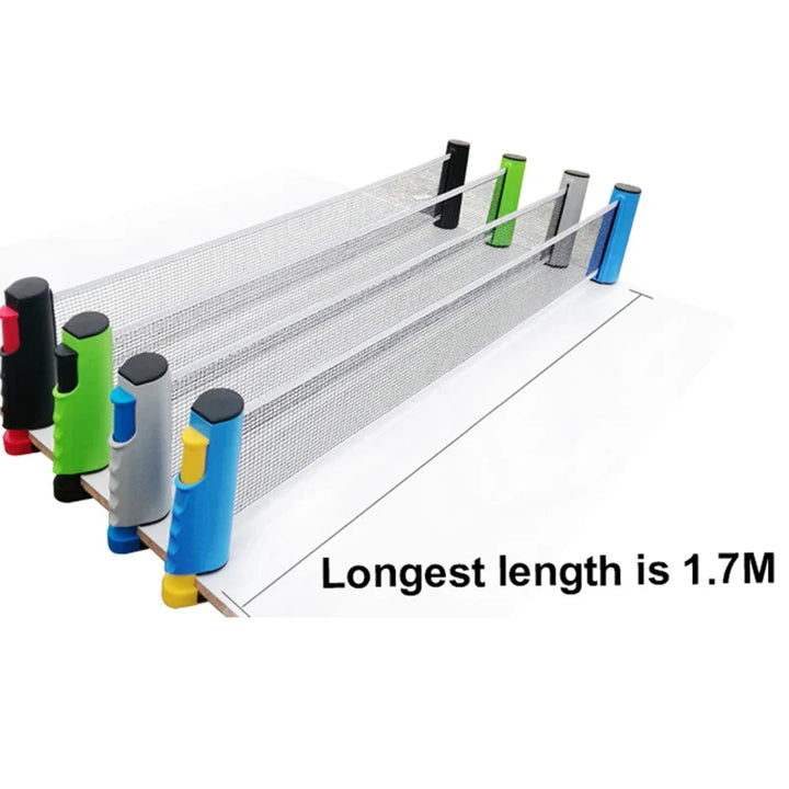 Portable Table Tennis Set with Retractable Net for Training