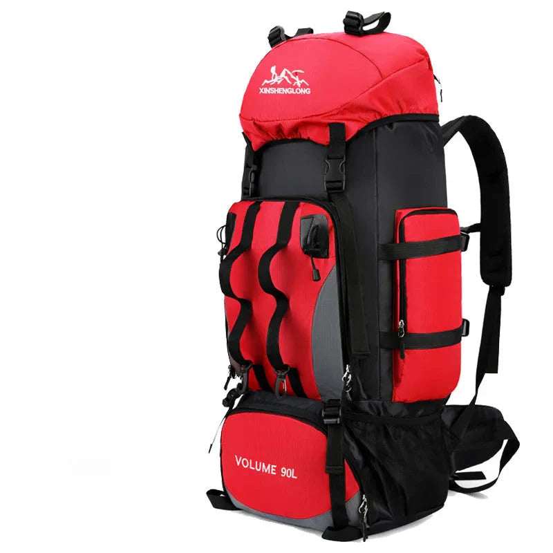 90L Large Capacity Camping Backpack for Travel and Hiking