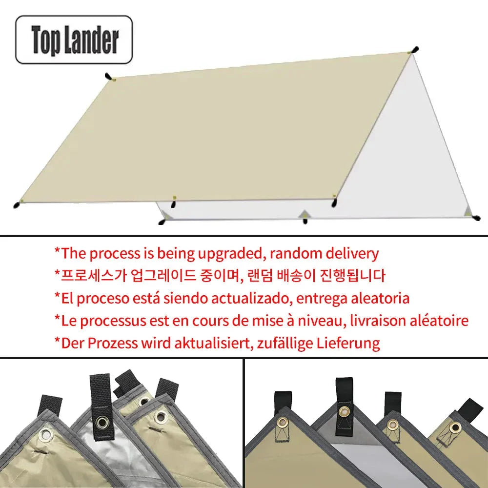 Ultralight Waterproof Tarp Tent for Camping Beach and Outdoor Adventures