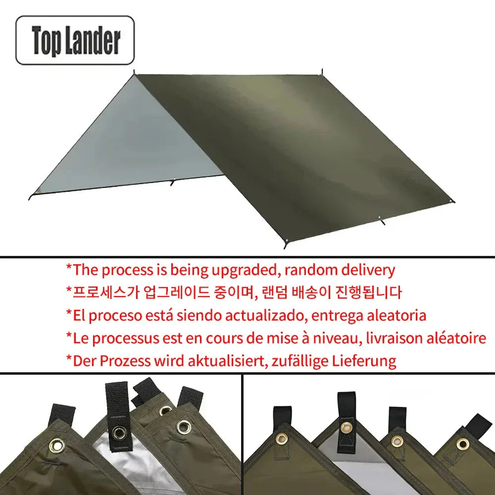 Ultralight Waterproof Tarp Tent for Camping Beach and Outdoor Adventures