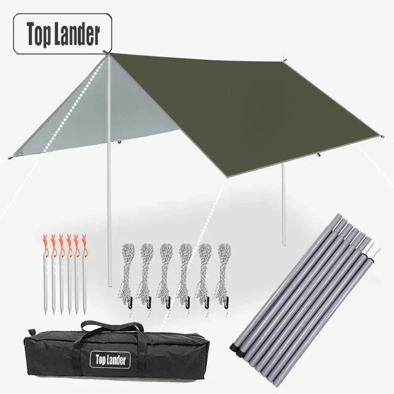 Ultralight Waterproof Tarp Tent for Camping Beach and Outdoor Adventures