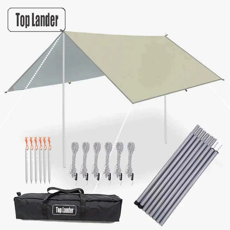 Ultralight Waterproof Tarp Tent for Camping Beach and Outdoor Adventures
