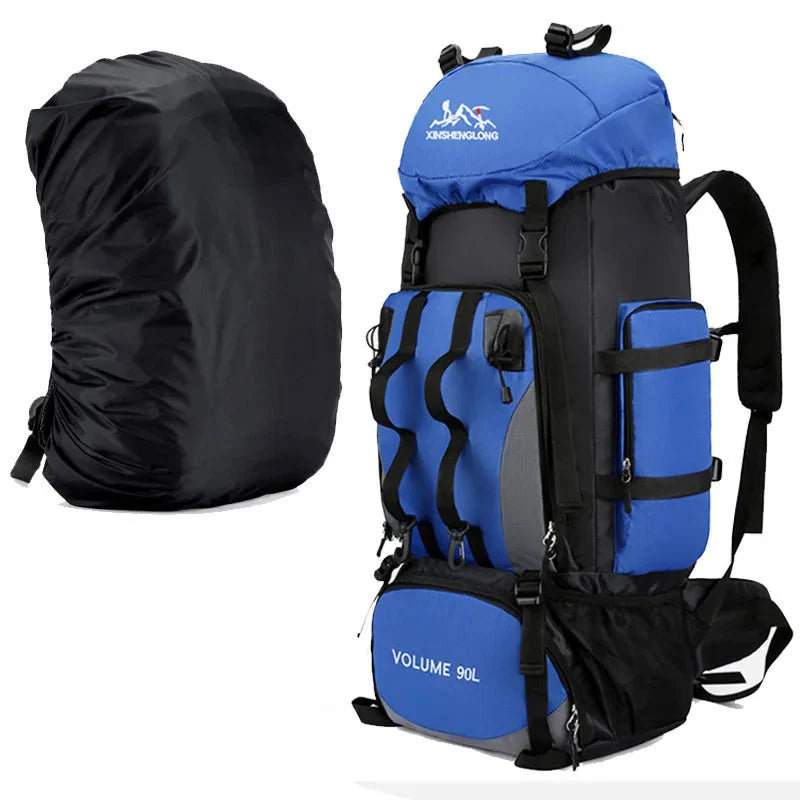 90L Large Capacity Camping Backpack for Travel and Hiking