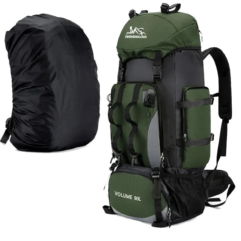 90L Large Capacity Camping Backpack for Travel and Hiking