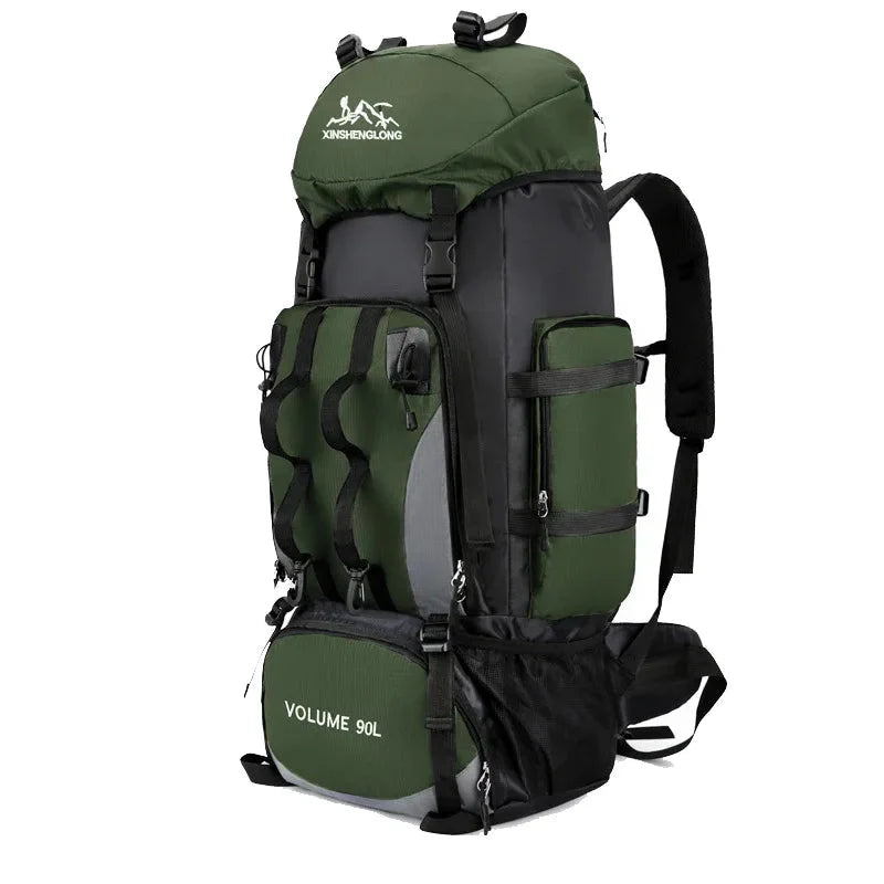 90L Large Capacity Camping Backpack for Travel and Hiking