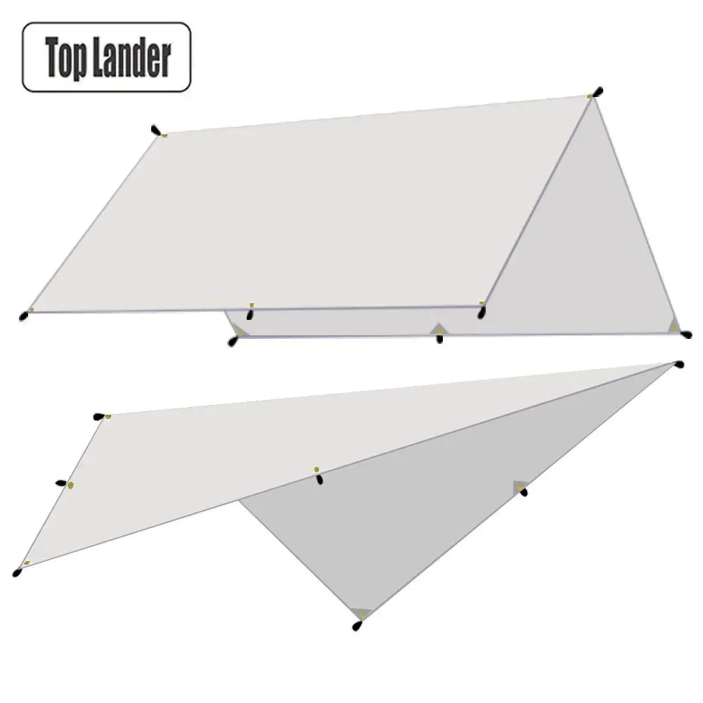 Ultralight Waterproof Tarp Tent for Camping Beach and Outdoor Adventures