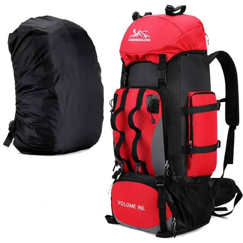 90L Large Capacity Camping Backpack for Travel and Hiking