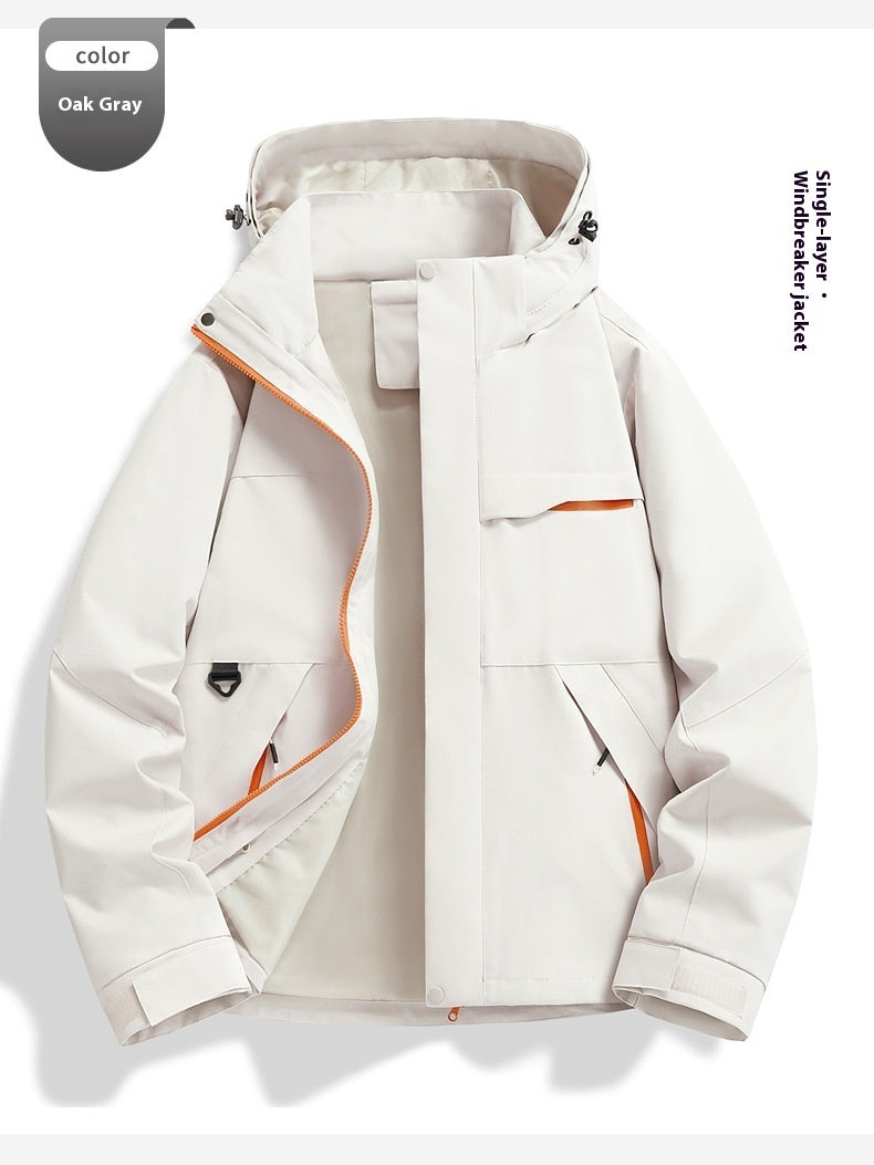 Windproof Waterproof Shell Jacket for Cycling and Outdoor Sports