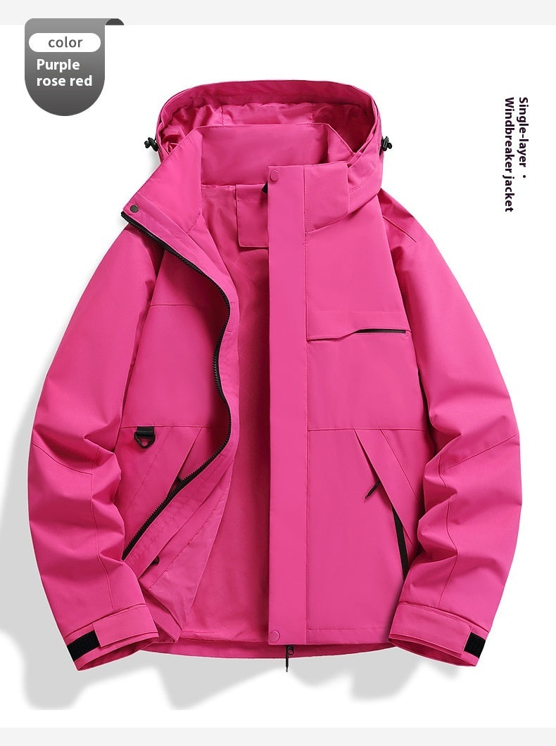 Windproof Waterproof Shell Jacket for Cycling and Outdoor Sports