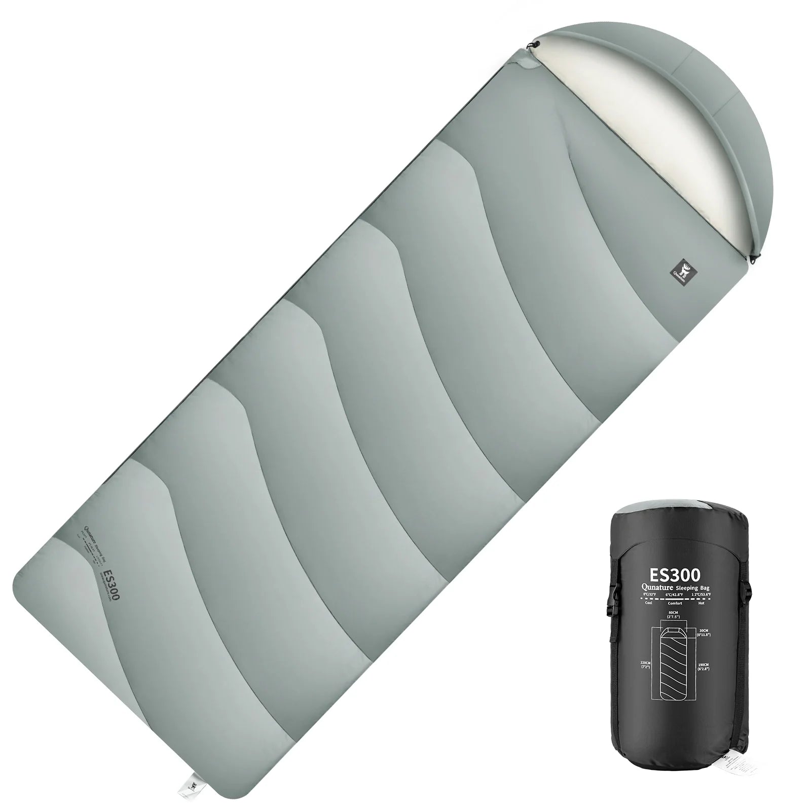 Portable Cotton Envelope Sleeping Bag for Camping and Backpacking