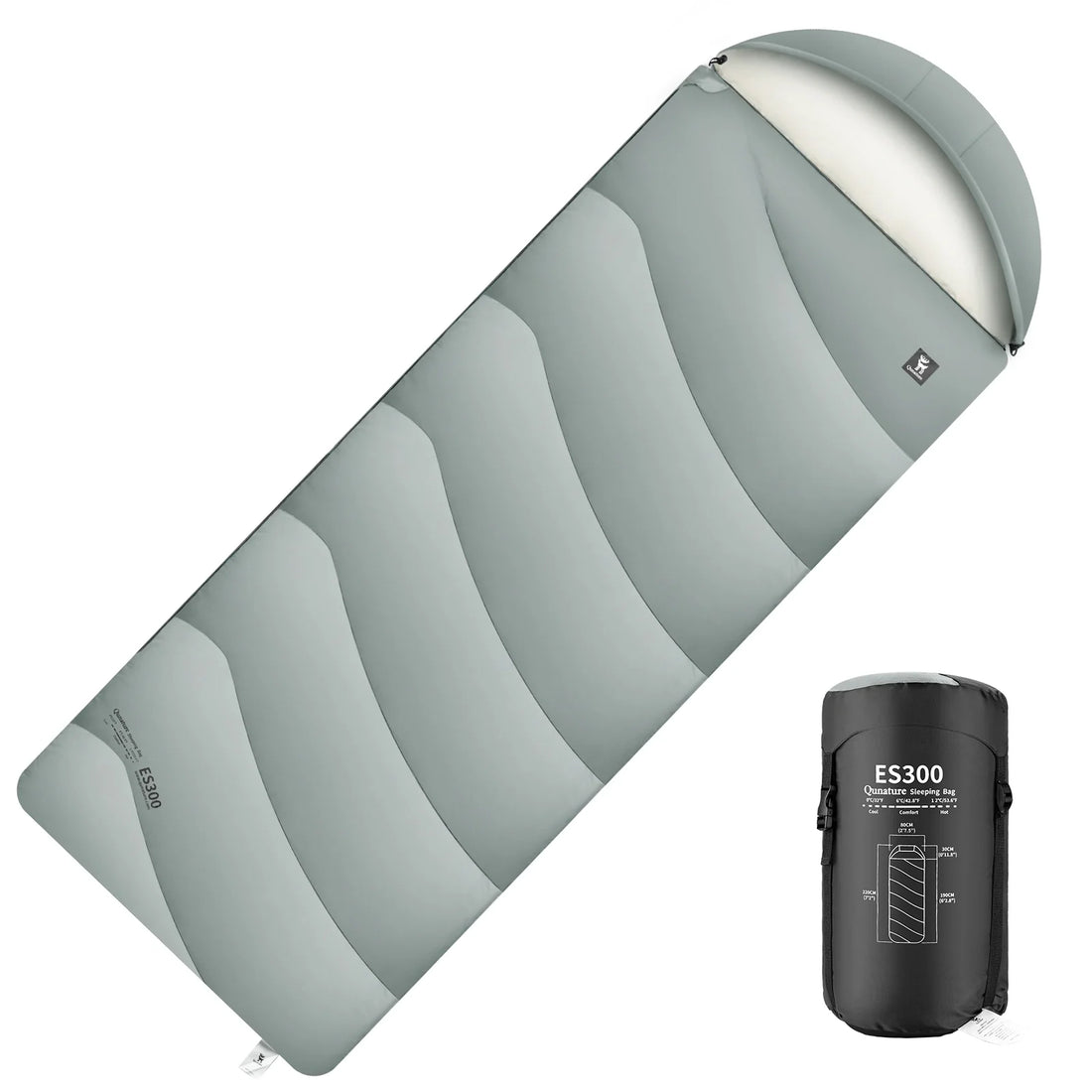 Portable Cotton Envelope Sleeping Bag for Camping and Backpacking