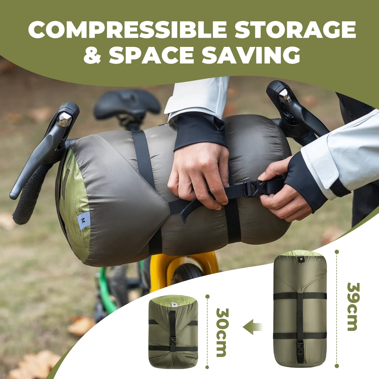 650 Fill Down Mummy Sleeping Bag for Camping Backpacking Trips