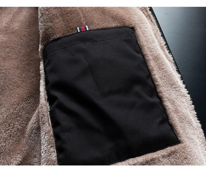 Men's Warm Fleece Jacket for Hiking Fishing and Outdoor Travel