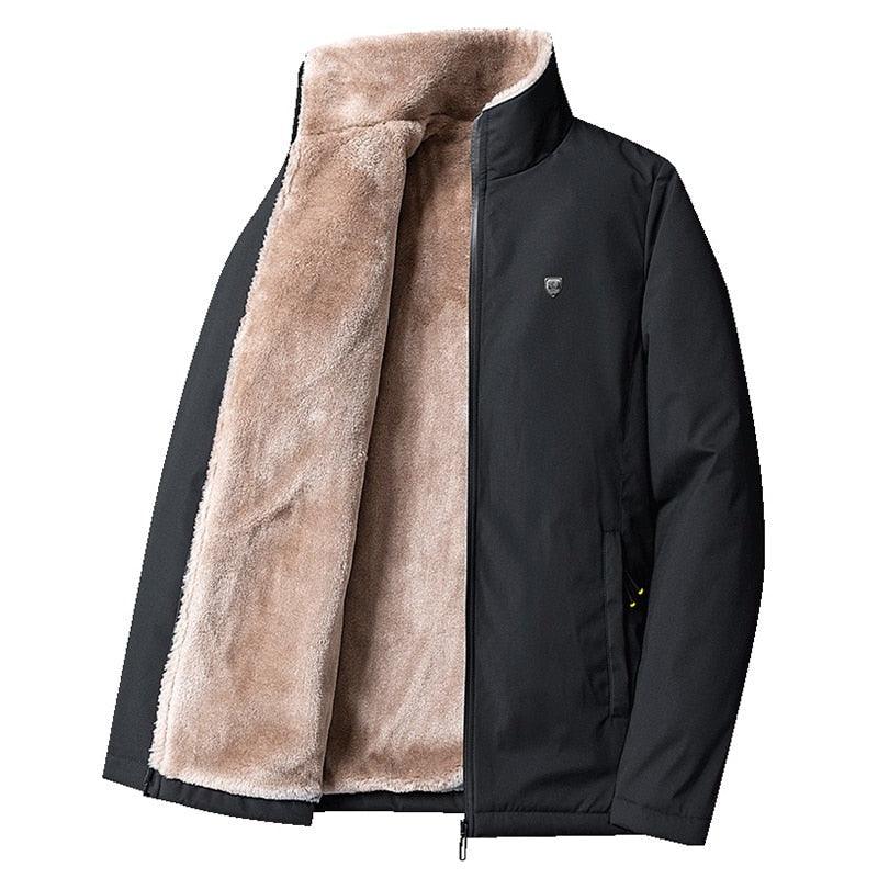 Men's Warm Fleece Jacket for Hiking Fishing and Outdoor Travel