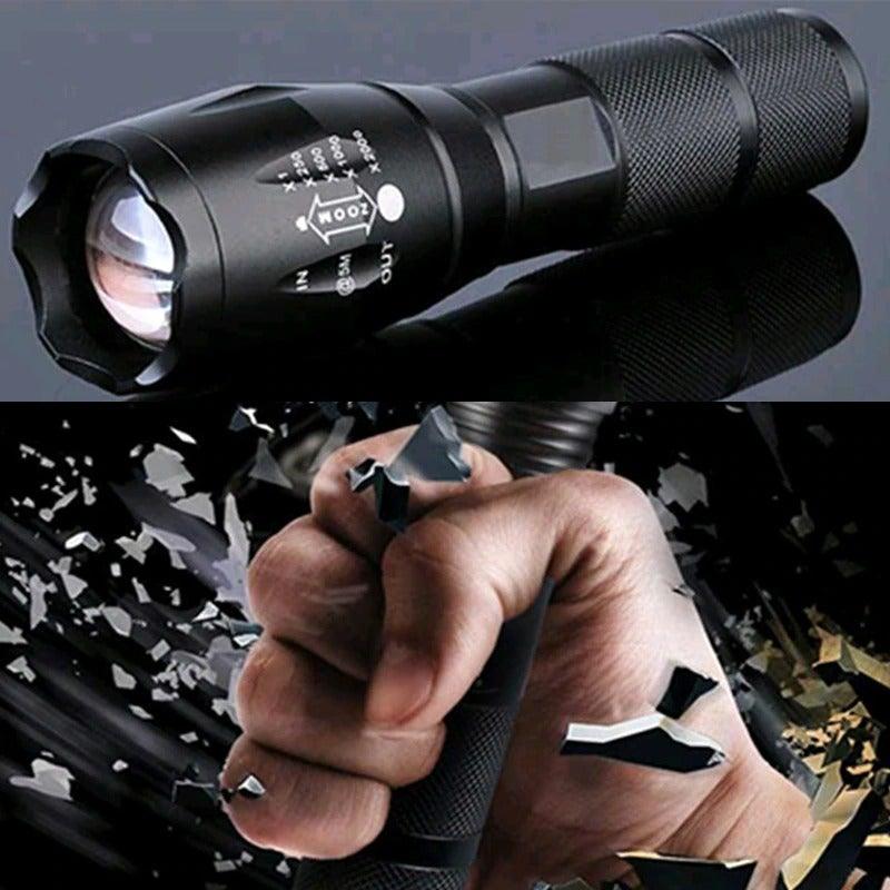 Ultra Bright Rechargeable LED Flashlight for Camping and Hiking