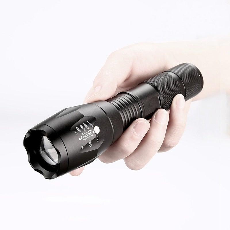 Ultra Bright Rechargeable LED Flashlight for Camping and Hiking