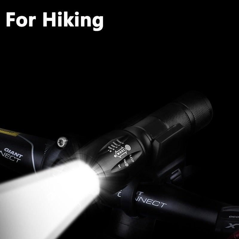 Ultra Bright Rechargeable LED Flashlight for Camping and Hiking