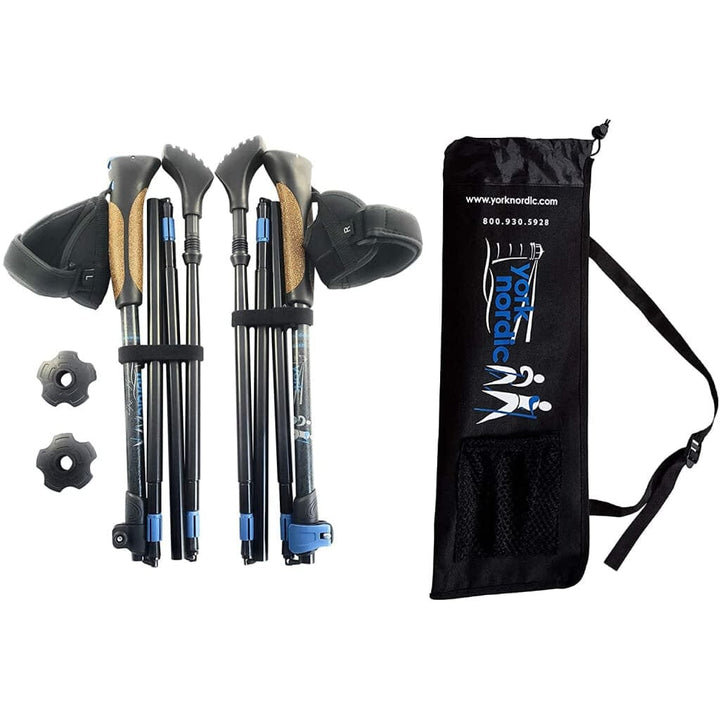 Foldable Hiking Poles for Travel Trekking and Outdoor Adventures