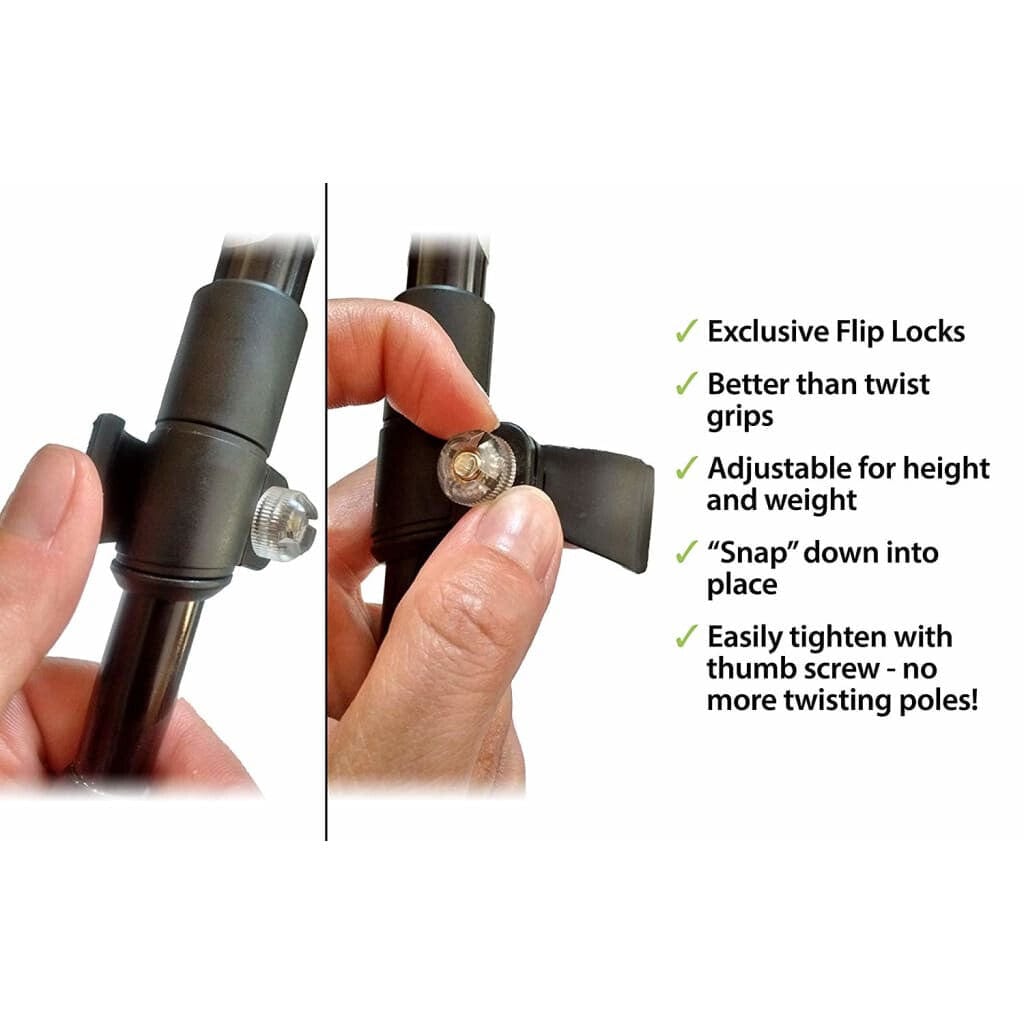 Foldable Hiking Poles for Travel Trekking and Outdoor Adventures