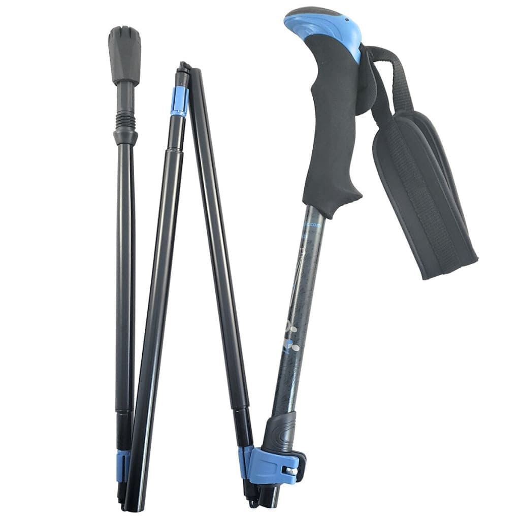 Foldable Hiking Poles for Travel Trekking and Outdoor Adventures